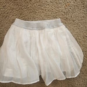 Guess little girls white skirt size 5